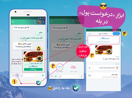 درخواست اینترنتی پول