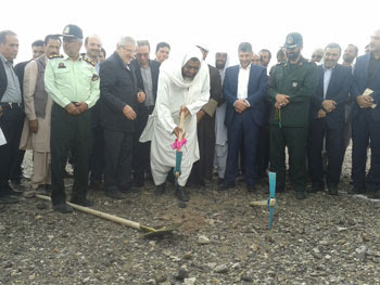 کلنگ احداث دومین مدرسه خیرین بانک سینا