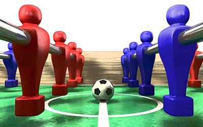فوتبال روی میز