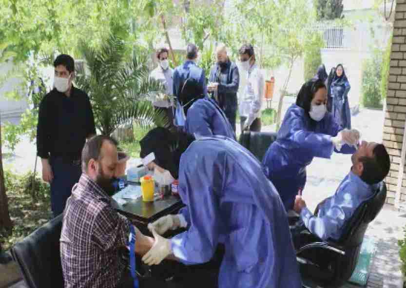 کادر درمانی بیمارستان بانک